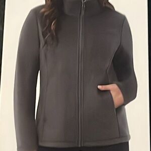 New (32 HEAT) woman's fleece jacket size L in navy blue color